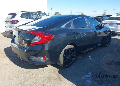 2020 Honda Civic Sport from USA, damaged, VIN 19XFC2F87LE215185